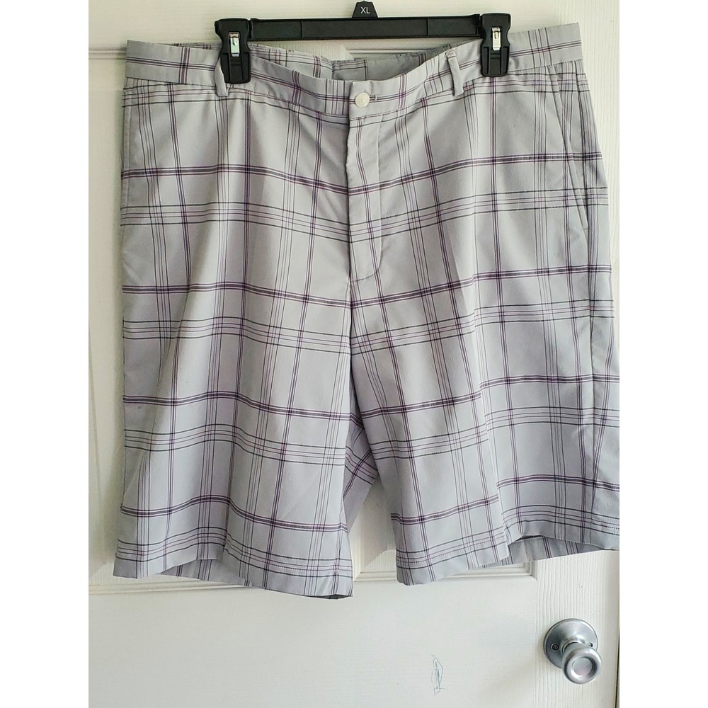 Slazenger Plaid Golf/Bermuda‎ Shorts Men's (Size 38) Flawed/READ DESCRIPTION